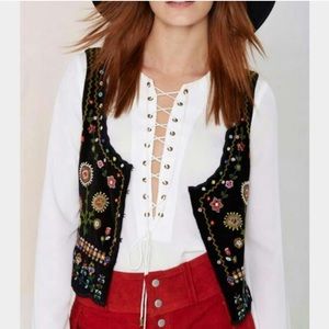 Valencia hand beaded vest